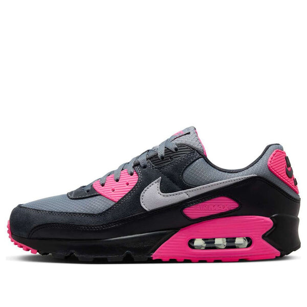Кроссовки air max 90 'hyper pink' Nike, серый 
Кроссовки air max 90 'hyper pink' Nike, серый