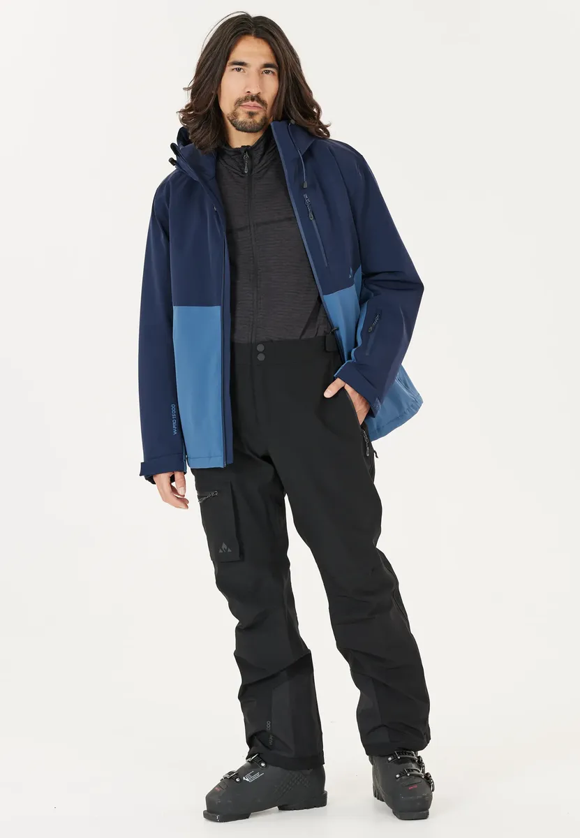 Лыжные брюки WHISTLER "Maze" функционального дизайна Layertec с высоким уровнем воды, черный