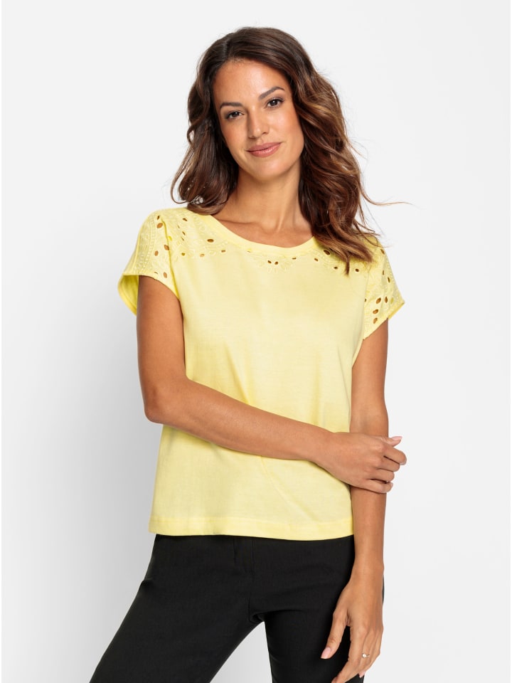 Рубашка с круглым вырезом лимонного цвета WITT WEIDEN
Рубашка с круглым вырезом лимонного цвета WITT WEIDEN