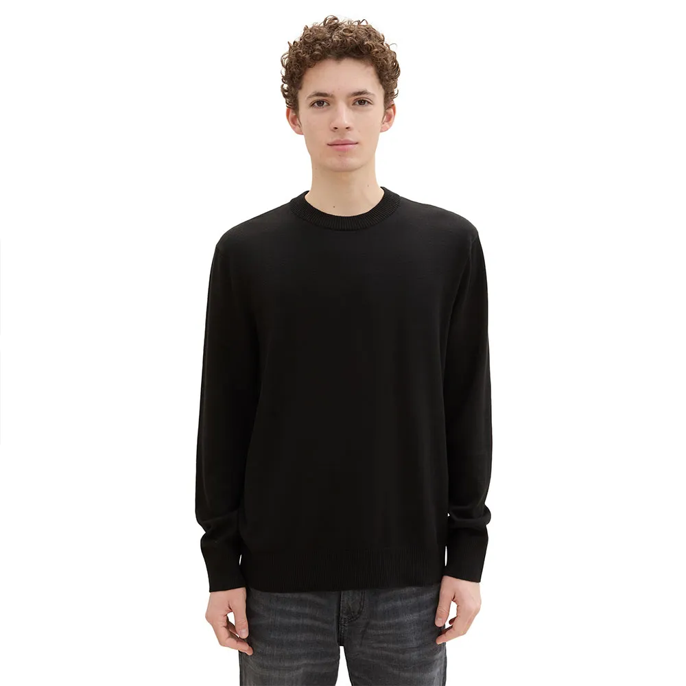 Свитер Tom Tailor Basic Crewneck Knit, черный
Свитер Tom Tailor Basic Crewneck Knit, черный