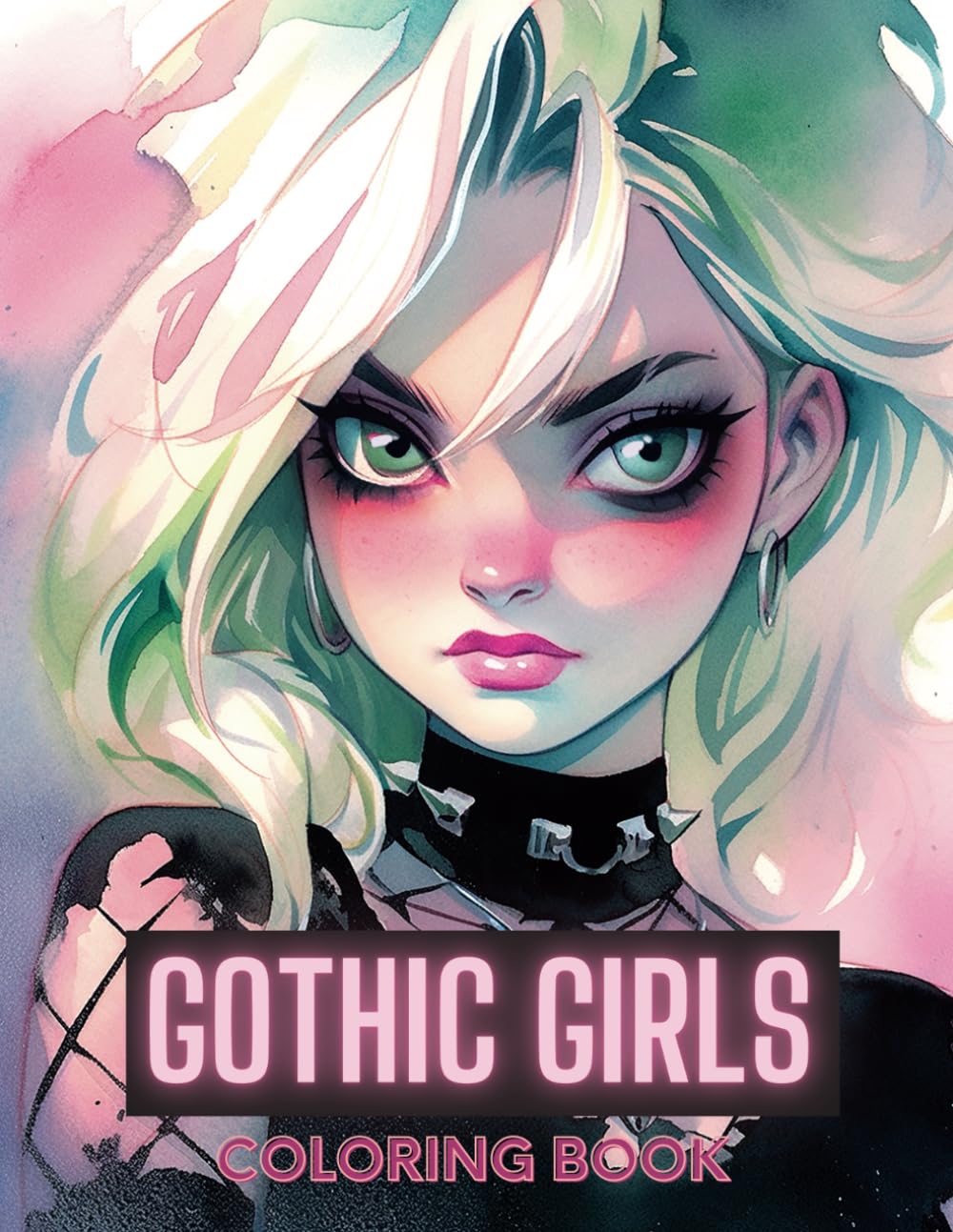 Coloring Book: 50 Unique Portraits of Emo or Goth Girls, All Dressed in Black or Rocking Punk Looks (Independently published)
Coloring Book: 50 Unique Portraits of Emo or Goth Girls, All Dressed in Black or Rocking Punk Looks (Independently published)
