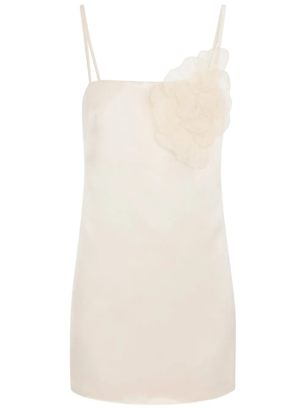 Атласное платье с цветочной аппликацией Elisabetta Franchi, нейтральный
Атласное платье с цветочной аппликацией Elisabetta Franchi, нейтральный