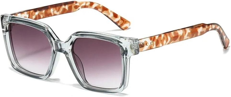 Квадратные солнцезащитные очки для женщин, защита от УФ-излучения UV400, ретро-стиль, заклепки, градиентные солнцезащитные очки для мужчин SKFGNX, Gray Pattern Gray
Квадратные солнцезащитные очки для женщин, защита от УФ-излучения UV400, ретро-стиль, заклепки, градиентные солнцезащитные очки для мужчин SKFGNX, Gray Pattern Gray