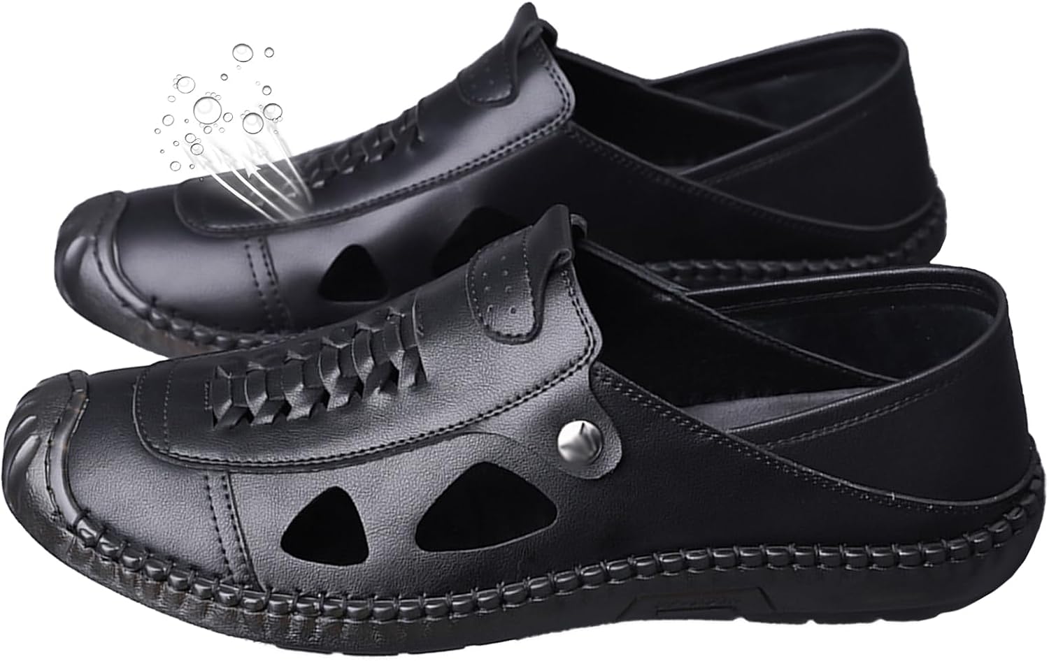 Мужские кожаные сандалии, удобные с легкой посадкой, дышащие, с отверстиями, противоскользящие, для ходьбы, спорта, отдыха, пляжа, походов и кемпинга Generic, черный
Мужские кожаные сандалии, удобные с легкой посадкой, дышащие, с отверстиями, противоскользящие, для ходьбы, спорта, отдыха, пляжа, походов и кемпинга Generic, черный