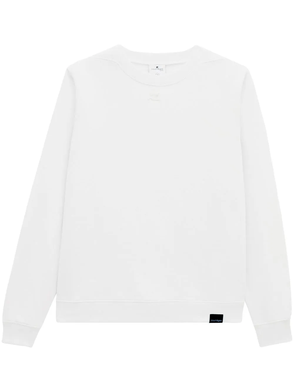 Толстовка с вышитым логотипом Courrèges, белый
Толстовка с вышитым логотипом Courrèges, белый