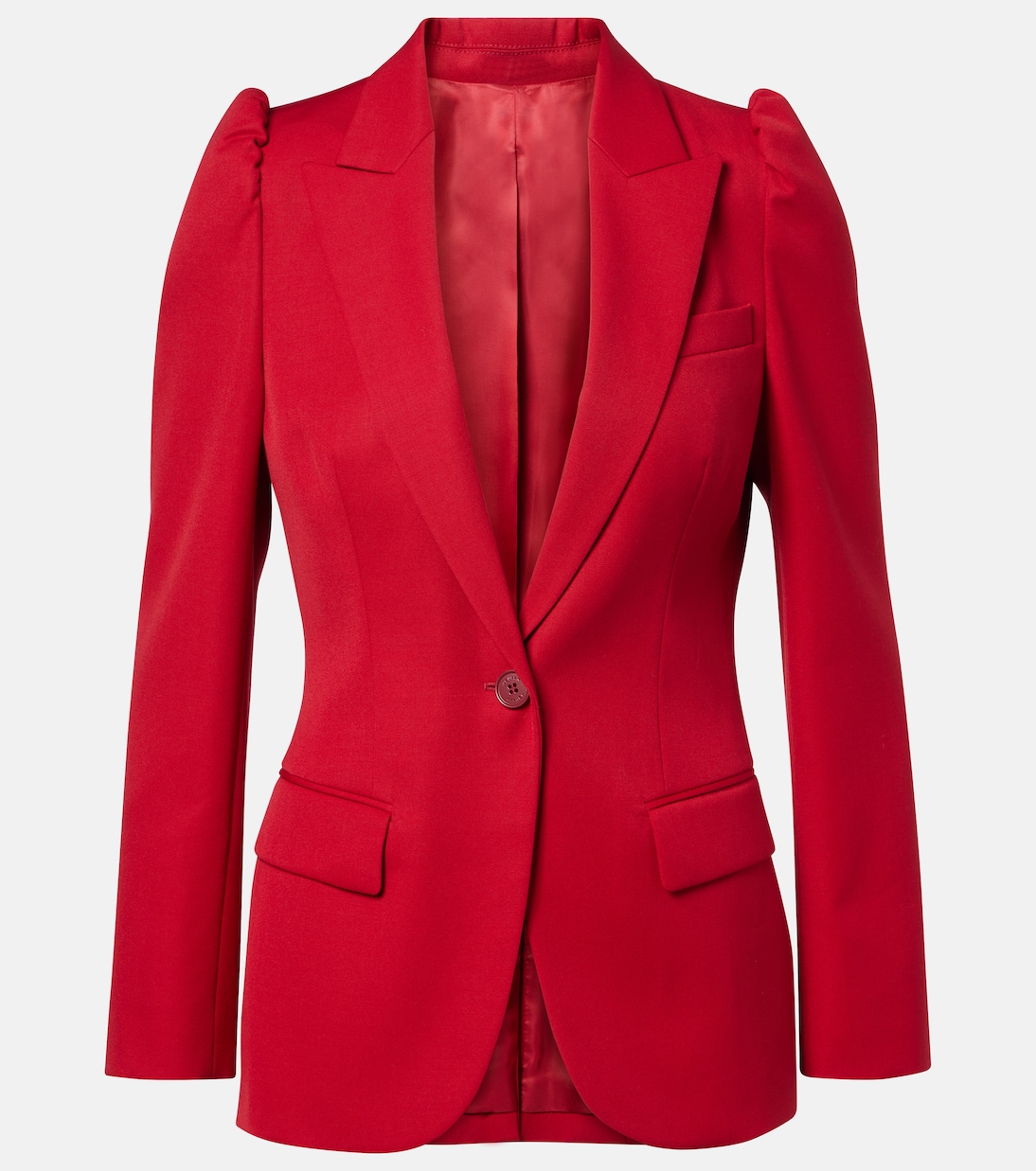 Однобортный шерстяной пиджак McQueen, Crimson
Однобортный шерстяной пиджак McQueen, Crimson