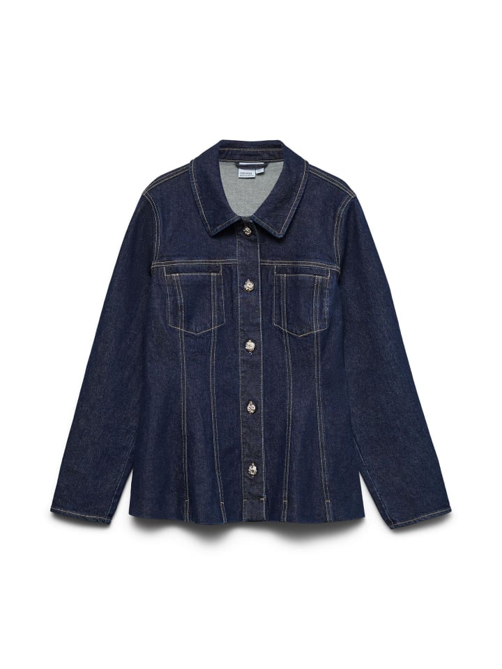 Джинсовая куртка Vero Moda, темно-синий деним
Джинсовая куртка Vero Moda, темно-синий деним