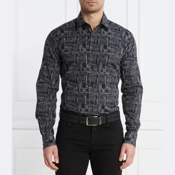 Рубашка современного кроя Karl Lagerfeld, черный
Рубашка современного кроя Karl Lagerfeld, черный