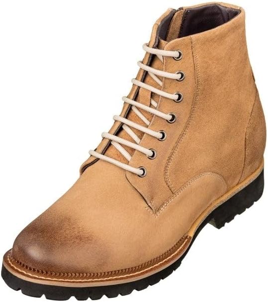 Мужские невидимые ботинки-туфли CALTO с эффектом увеличения роста - оливковая нубуковая кожа, шнуровка/молния, повседневные ботинки - увеличивают рост на 8 см - K24402 - размер 11.5 D(M) US
Мужские невидимые ботинки-туфли CALTO с эффектом увеличения роста - оливковая нубуковая кожа, шнуровка/молния, повседневные ботинки - увеличивают рост на 8 см - K24402 - размер 11.5 D(M) US