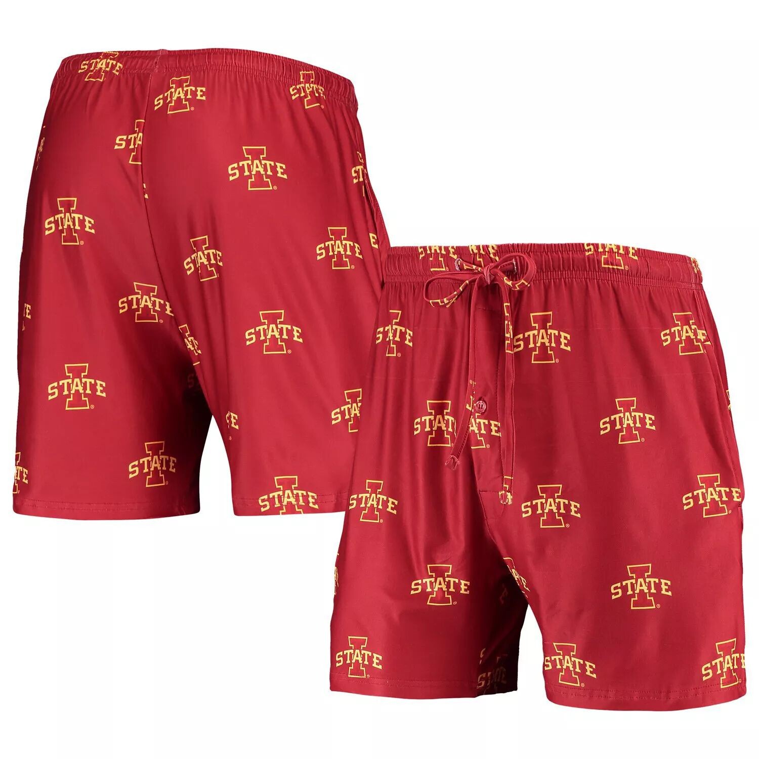 Мужские шорты Concepts Sport Cardinal Iowa State Cyclones с флагманским принтом и джемами
Мужские шорты Concepts Sport Cardinal Iowa State Cyclones с флагманским принтом и джемами