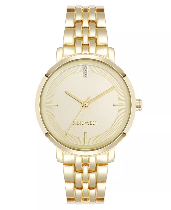 Женские кварцевые часы премиум-класса из металлического сплава золотистого оттенка, 35 мм Anne Klein, gold-tone
Женские кварцевые часы премиум-класса из металлического сплава золотистого оттенка, 35 мм Anne Klein, gold-tone