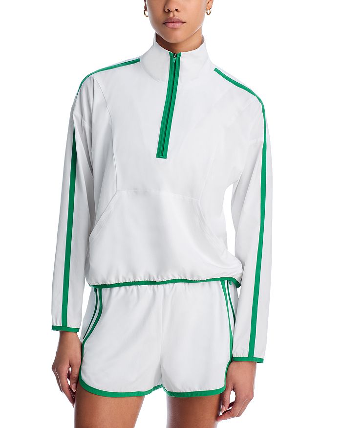 Полузипперный свитшот с контрастными деталями Beyond Yoga, белый
Полузипперный свитшот с контрастными деталями Beyond Yoga, белый