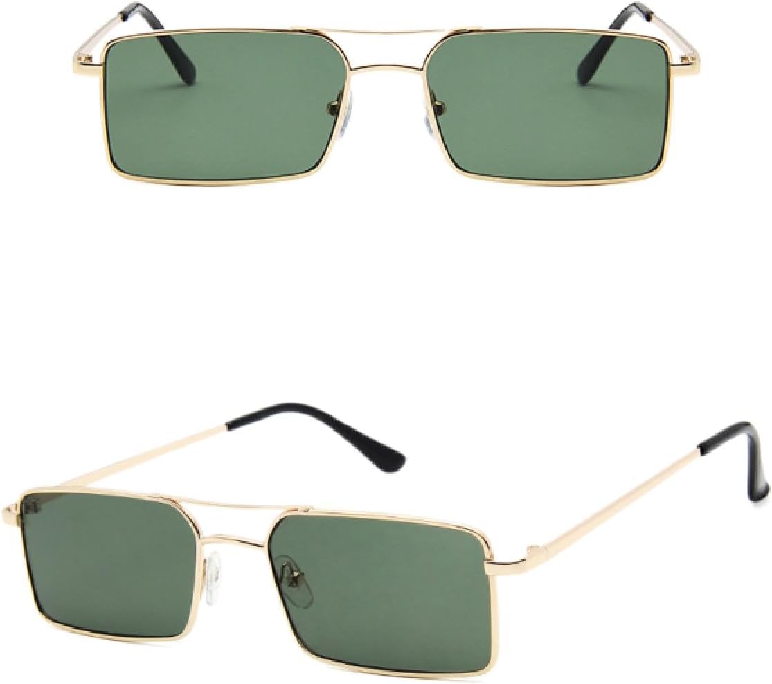 Солнцезащитные очки с защитой от УФ-излучения UV400 | Металлическая оправа, прозрачные линзы с двойной перемычкой | Для женщин и мужчин, для занятий спортом на открытом воздухе и вождения DSVIGF, Gold-green
Солнцезащитные очки с защитой от УФ-излучения UV400 | Металлическая оправа, прозрачные линзы с двойной перемычкой | Для женщин и мужчин, для занятий спортом на открытом воздухе и вождения DSVIGF, Gold-green