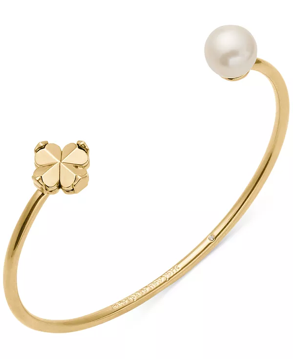 Браслет в виде цветка из искусственного жемчуга и кубических цирконий (также в золотом тоне) Kate Spade New York, gold
Браслет в виде цветка из искусственного жемчуга и кубических цирконий (также в золотом тоне) Kate Spade New York, gold