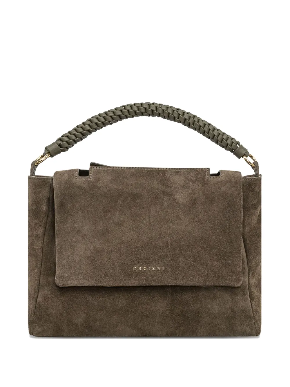 Сумка-тоут средней величины Sveva Peach из замши с плетеной ручкой Orciani, коричневый
Сумка-тоут средней величины Sveva Peach из замши с плетеной ручкой Orciani, коричневый