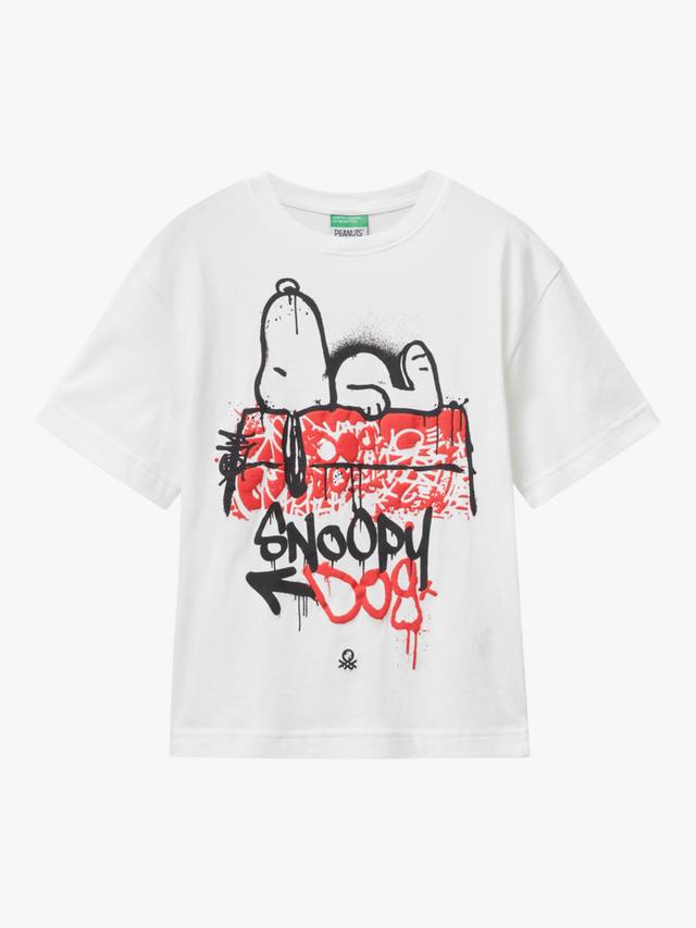 Детская хлопковая футболка с коротким рукавом и принтом Snoopy Benetton, White
Детская хлопковая футболка с коротким рукавом и принтом Snoopy Benetton, White