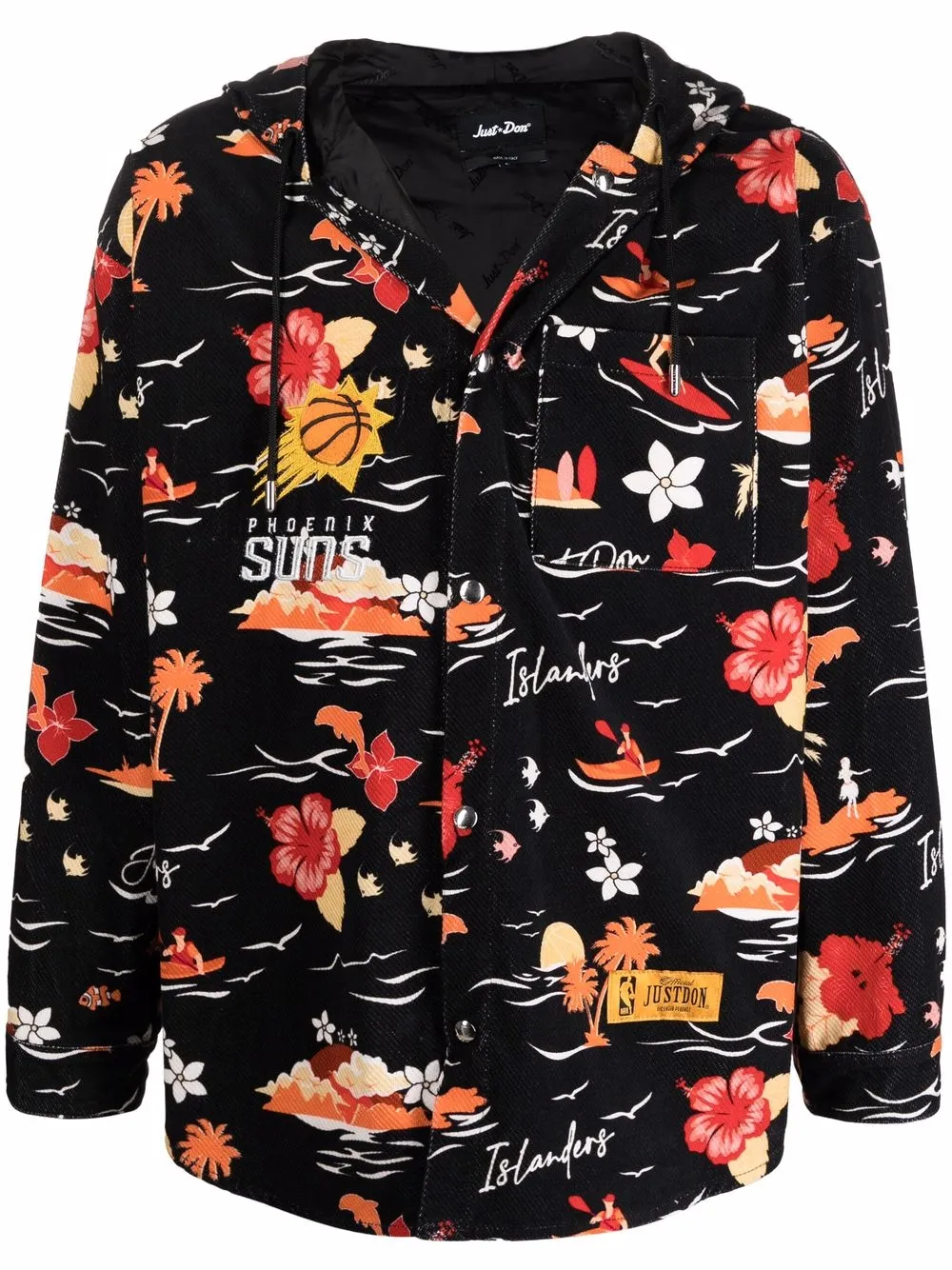 Куртка с капюшоном и графичным принтом Just Don, черный
Куртка с капюшоном и графичным принтом Just Don, черный