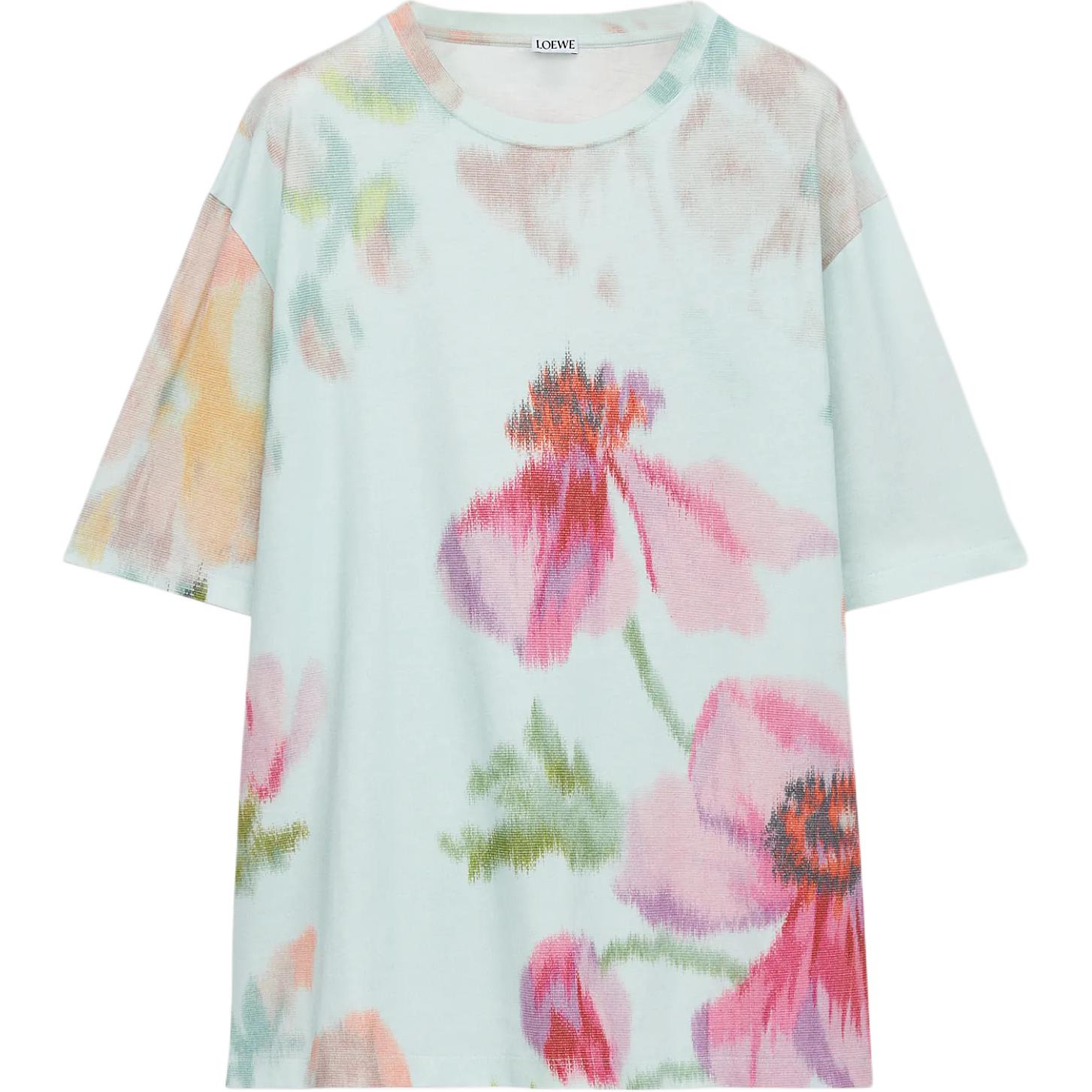 Футболка из хлопка с цветочным принтом LOEWE, мультиколор
Футболка из хлопка с цветочным принтом LOEWE, мультиколор