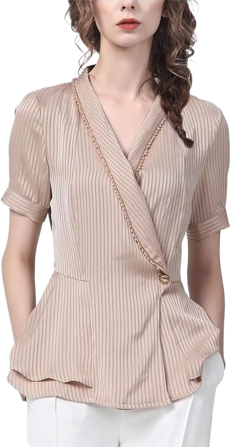 Женская весенняя блузка из сатина с вырезом V-образной формы и длинными рукавами WHSZEDZB
Женская весенняя блузка из сатина с вырезом V-образной формы и длинными рукавами WHSZEDZB