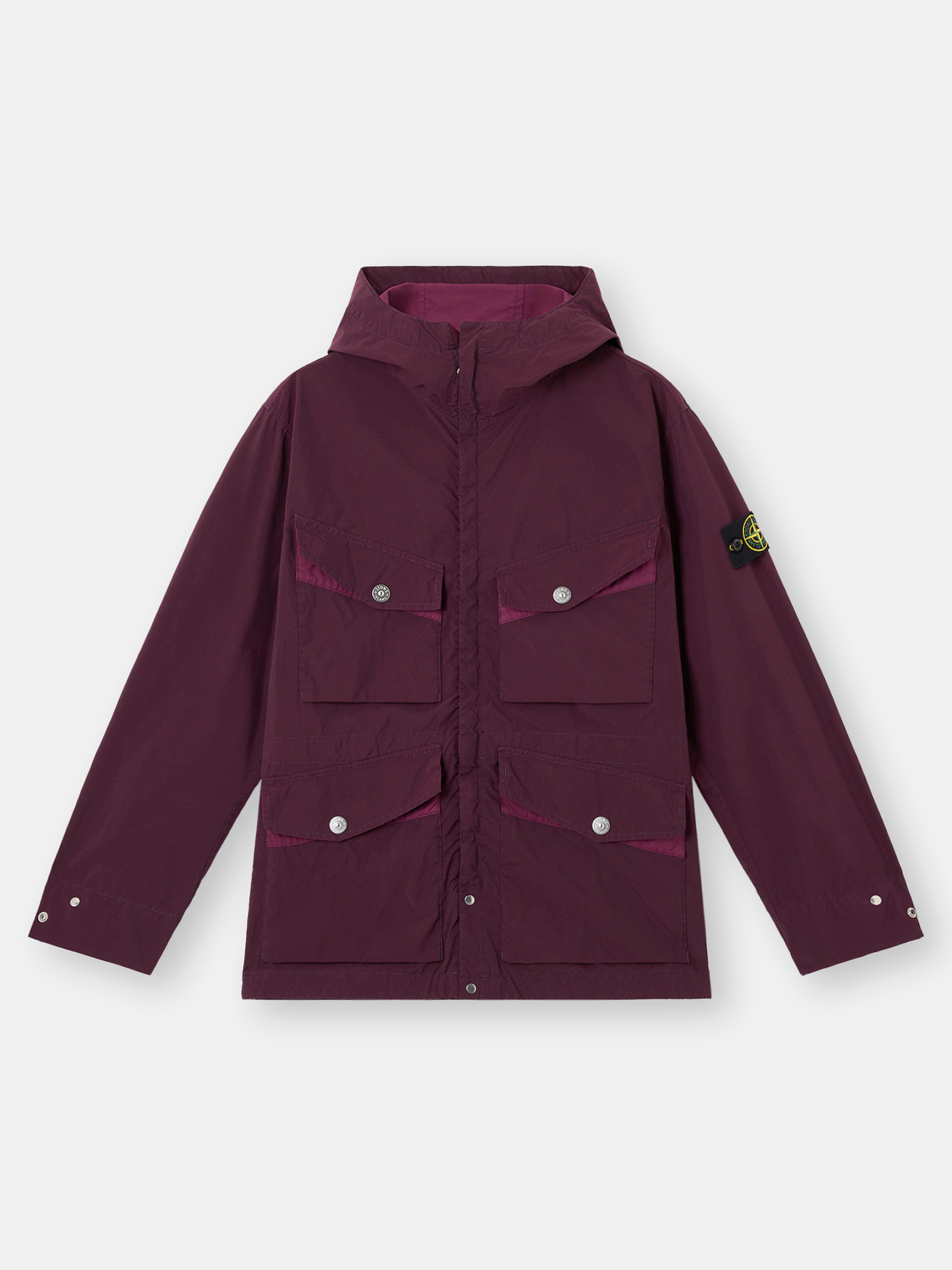 Полевая куртка с капюшоном, защитой от падений и карманами на кнопках Stone Island Q100014 LIGHT COMPACT TOUCH POLY-TC, 60% RECYCLED POLYESTER, Amaranth
Полевая куртка с капюшоном, защитой от падений и карманами на кнопках Stone Island Q100014 LIGHT COMPACT TOUCH POLY-TC, 60% RECYCLED POLYESTER, Amaranth