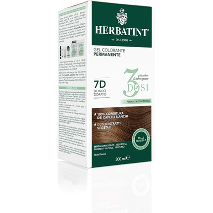Постоянный гель для окрашивания Permanent Coloring Gel N. 7D Golden Blonde 300ml
Постоянный гель для окрашивания Permanent Coloring Gel N. 7D Golden Blonde 300ml