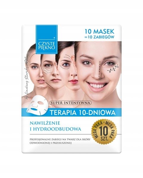 Estetica Czyste Piękno Маски увлажняющие 10шт.
Estetica Czyste Piękno Маски увлажняющие 10шт.