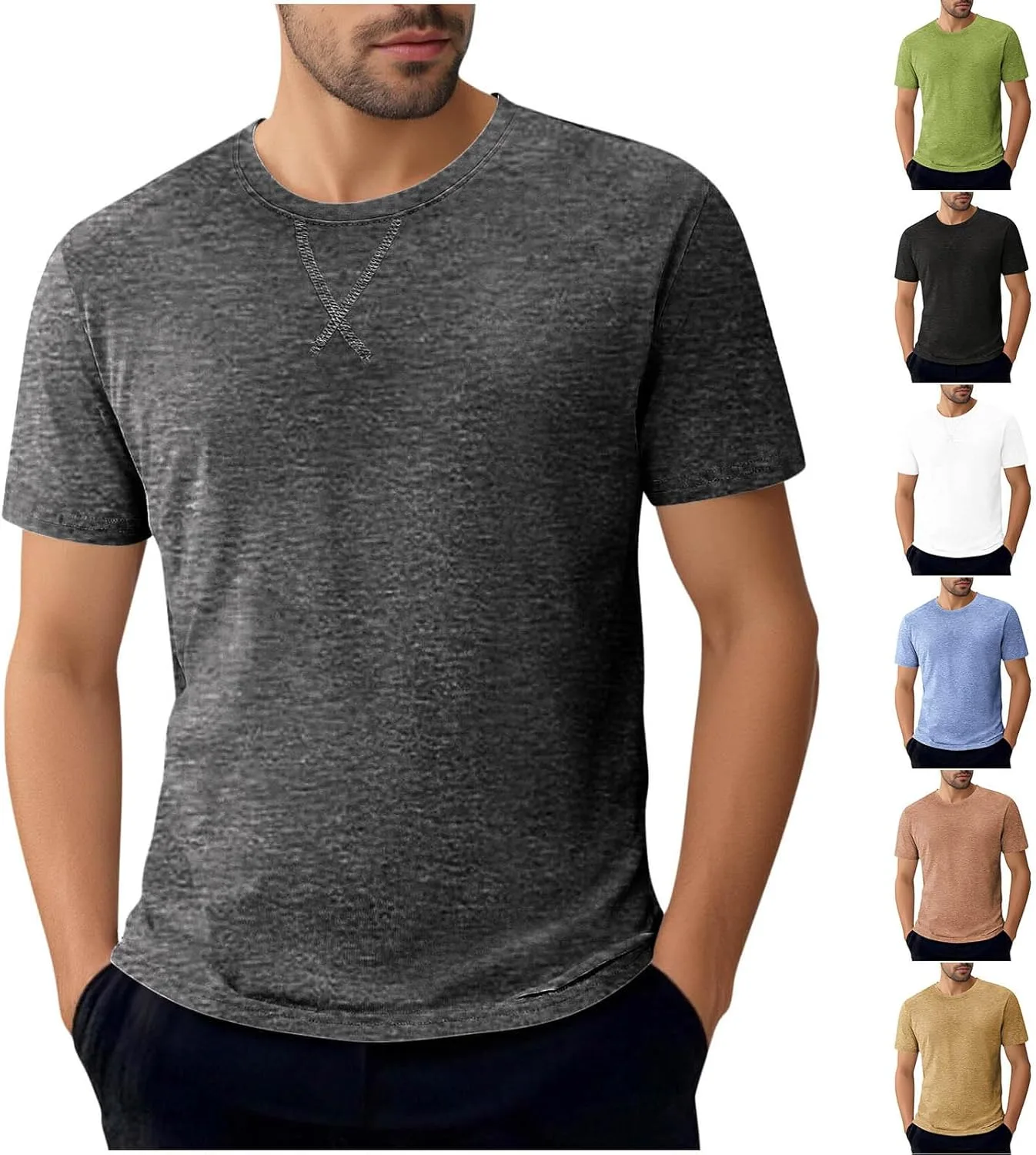 Мужская футболка с коротким рукавом Casual, Relaxed Fit
Мужская футболка с коротким рукавом Casual, Relaxed Fit