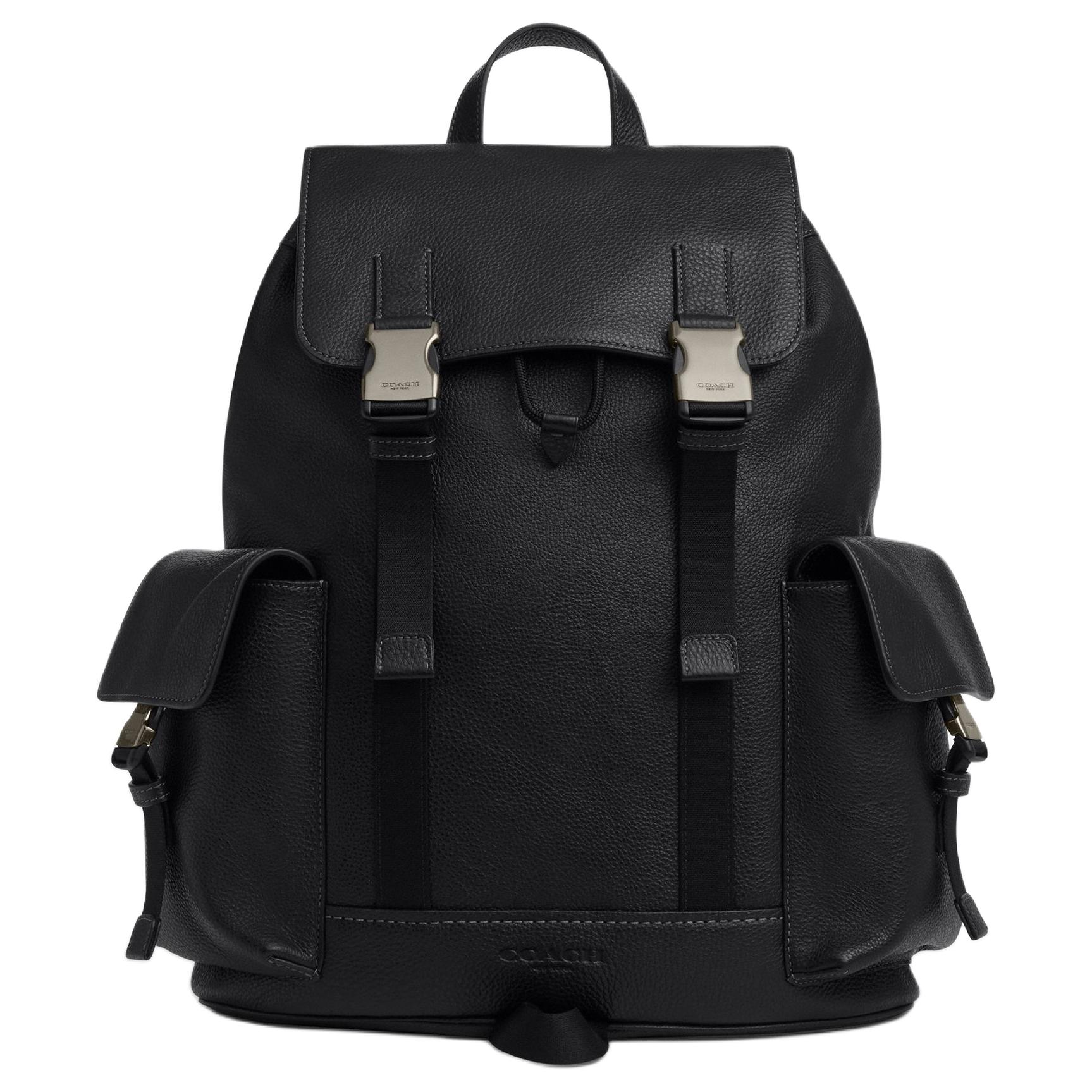 COACH Кожаный рюкзак большой унисекс черный
COACH Кожаный рюкзак большой унисекс черный