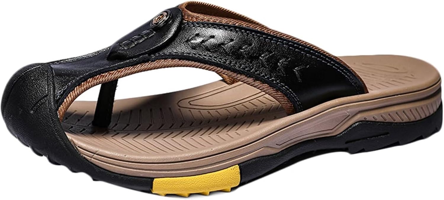 Мужские сандалии из кожи летние с закрытым носком, шлепанцы для улицы, прогулок, походов, пляжа, водонепроницаемые тапочки Hnvavq, D
Мужские сандалии из кожи летние с закрытым носком, шлепанцы для улицы, прогулок, походов, пляжа, водонепроницаемые тапочки Hnvavq, D