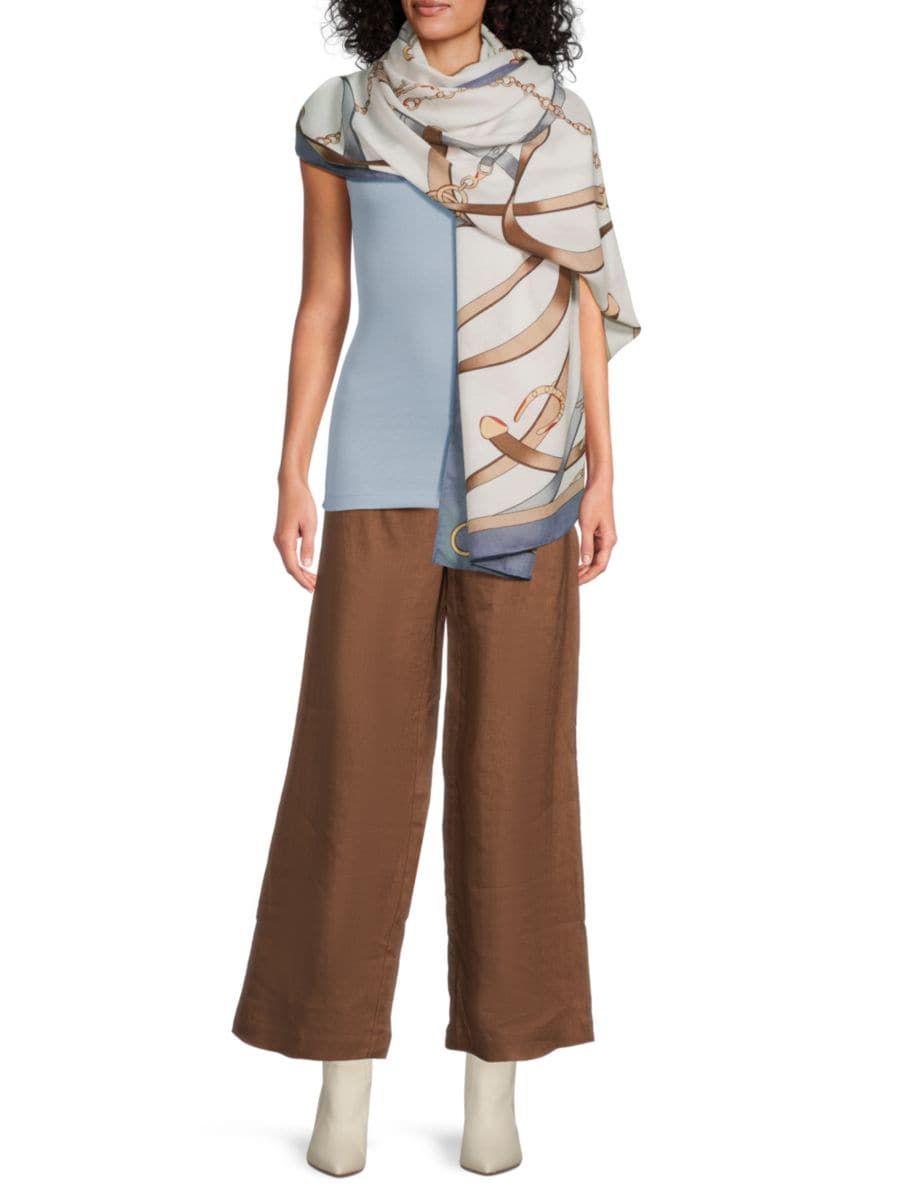 Атласный шарф с принтом Цепочка La Fiorentina, слоновая кость
Атласный шарф с принтом Цепочка La Fiorentina, слоновая кость