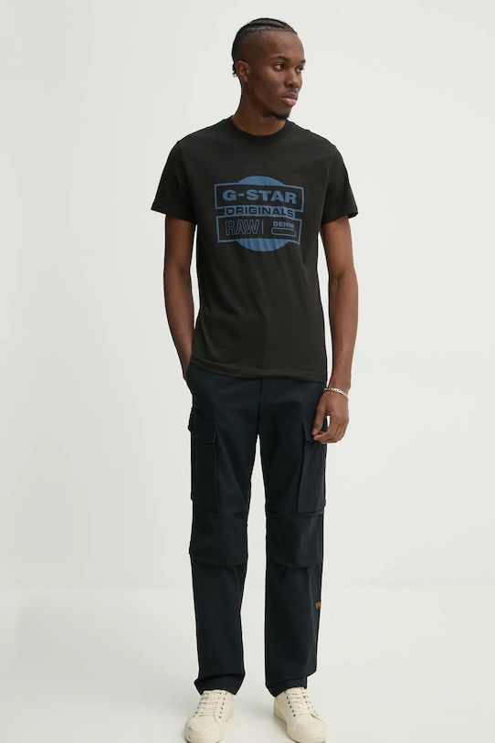 Хлопковая футболка G-Star, черный
Хлопковая футболка G-Star, черный