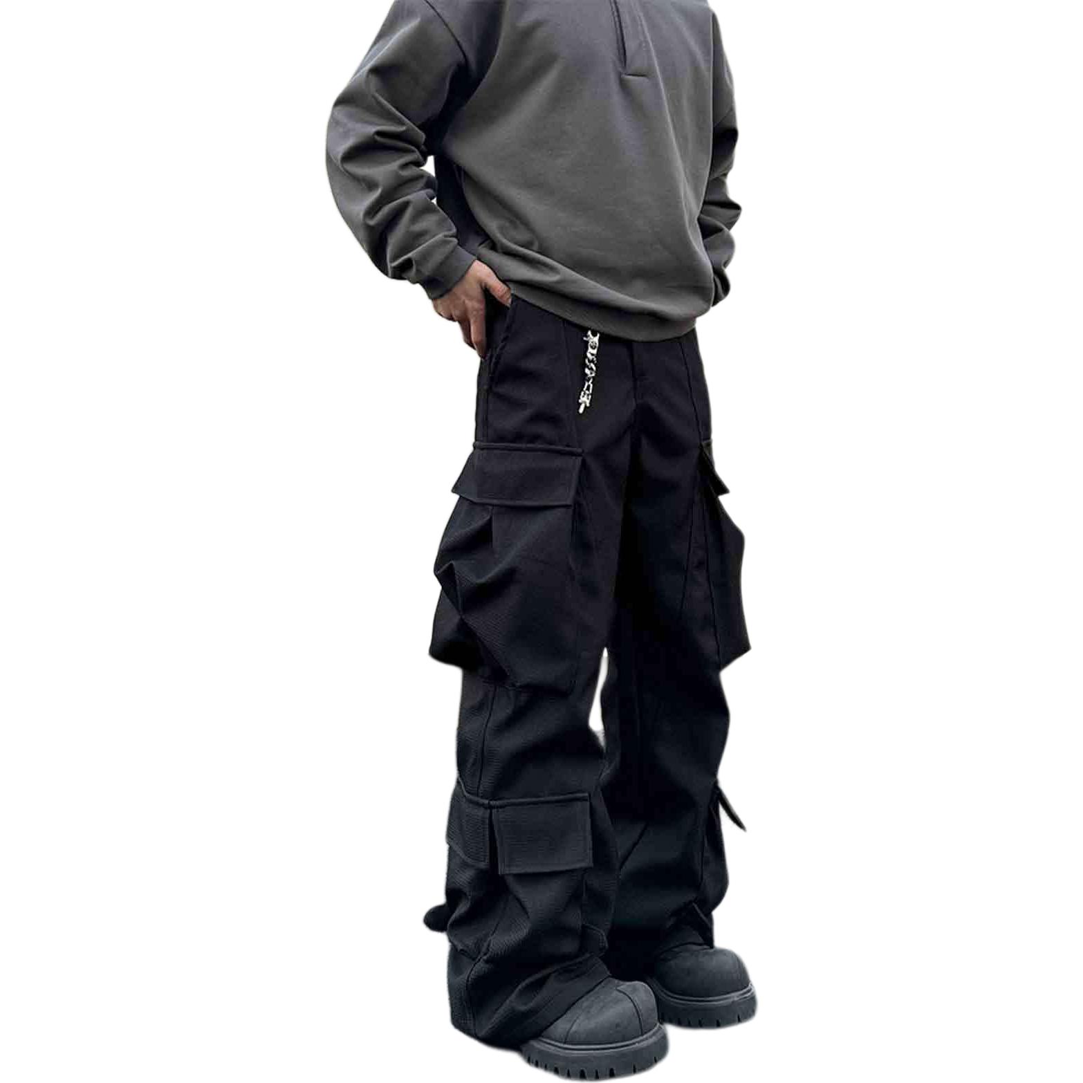 NEVER RULE Повседневные брюки унисекс черные умеренные карго
NEVER RULE Повседневные брюки унисекс черные умеренные карго