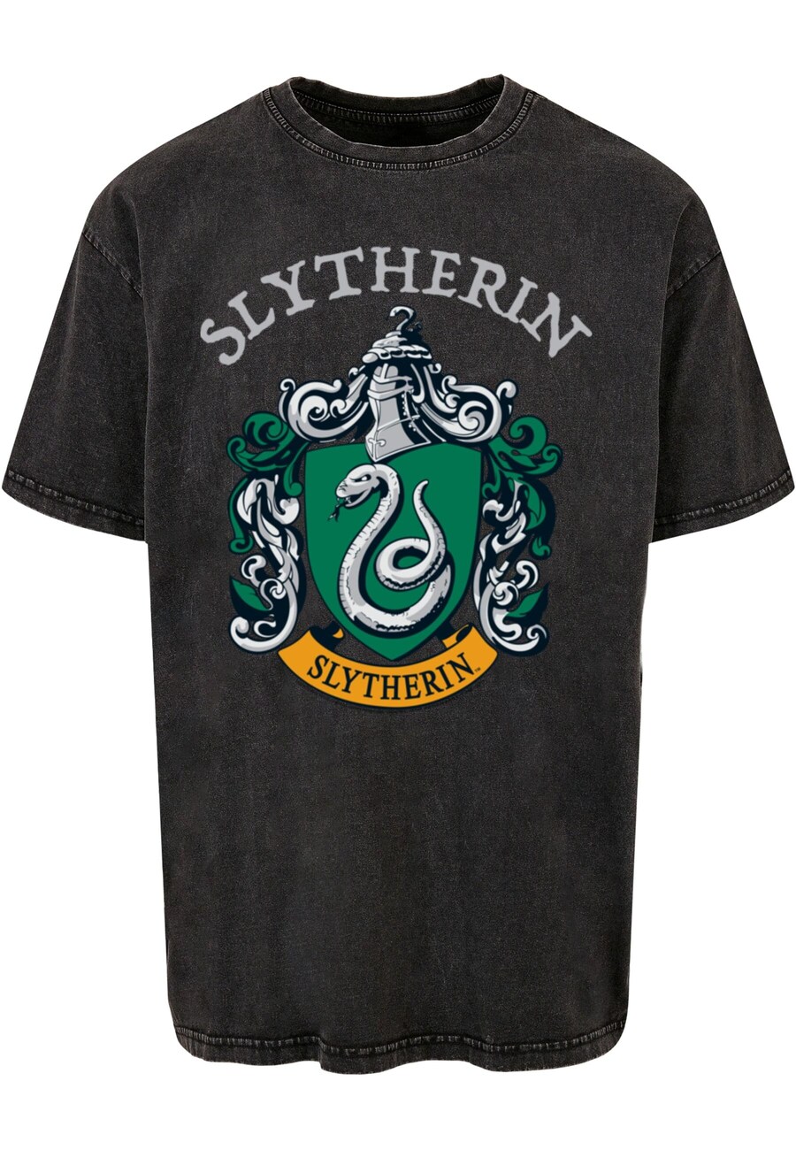 Классическая футболка ABSOLUTE CULT Shirt Harry Potter - Slytherin Crest, антрацит 
Классическая футболка ABSOLUTE CULT Shirt Harry Potter - Slytherin Crest, антрацит
