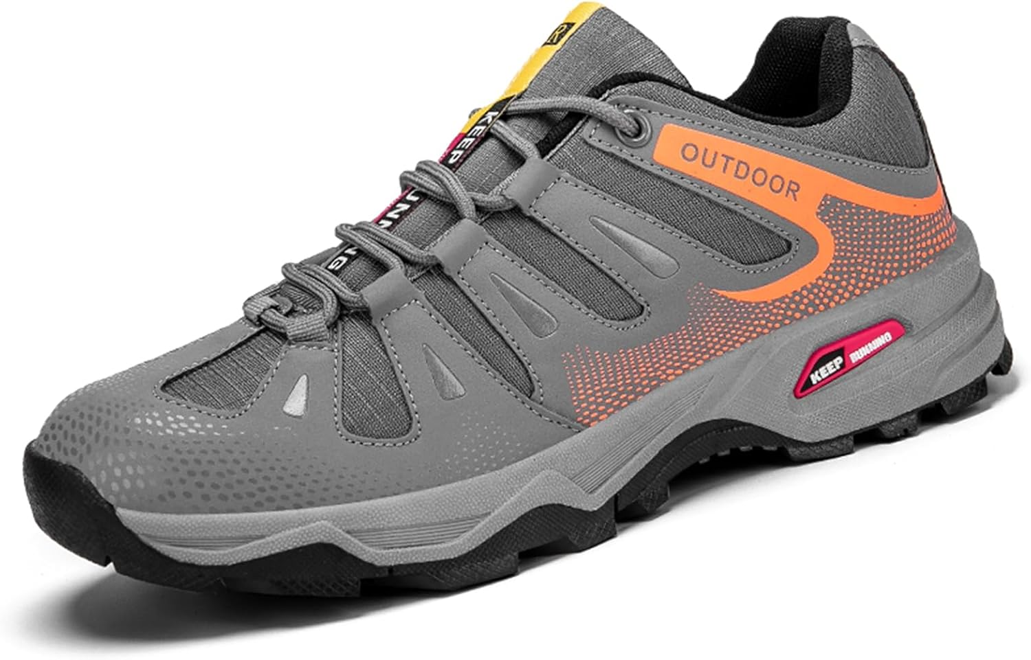 Мужские походные обувь с противоскользящей подошвой и амортизацией, дышащие низкие кроссовки из сетки, подходящие для ходьбы, кемпинга и восхождений Qaoterod, серый
Мужские походные обувь с противоскользящей подошвой и амортизацией, дышащие низкие кроссовки из сетки, подходящие для ходьбы, кемпинга и восхождений Qaoterod, серый