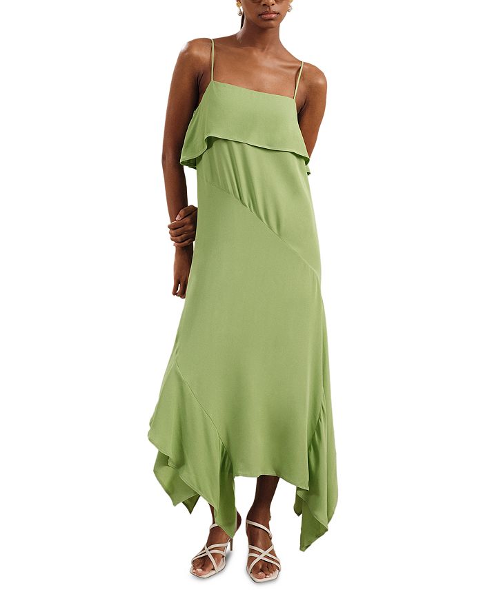 Платье миди с рюшами Alba REISS, зеленый
Платье миди с рюшами Alba REISS, зеленый