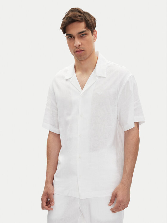 Рубашка обычного кроя EM000593 AF12356 U0002 Emporio Armani, белый 
Рубашка обычного кроя EM000593 AF12356 U0002 Emporio Armani, белый