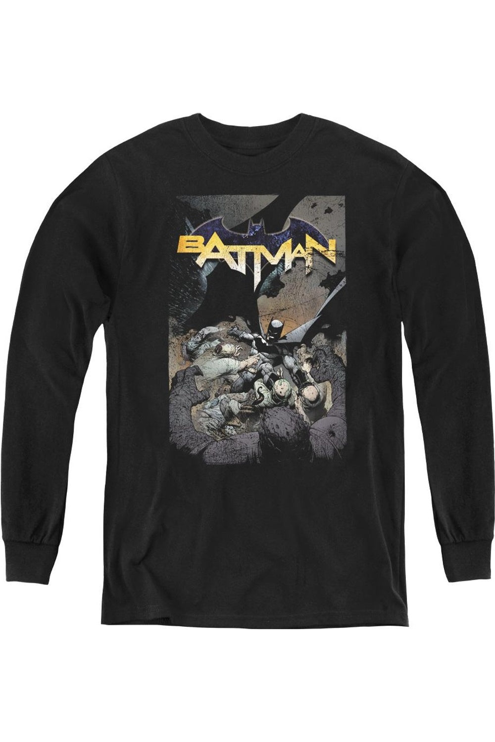 Футболка с длинным рукавом Batman One для детей Gildan, черный
Футболка с длинным рукавом Batman One для детей Gildan, черный