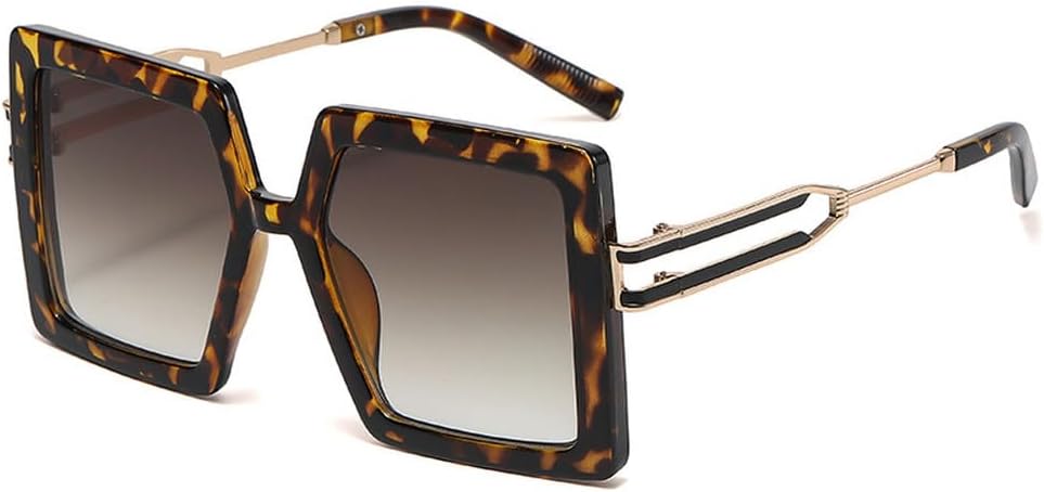 Модные солнцезащитные очки большого размера для мужчин, трендовые градиентные оттенки UV400 для женщин, ретро-очки оранжевого и шампанского цвета TKKTLLT, Leopard Tea Gradient
Модные солнцезащитные очки большого размера для мужчин, трендовые градиентные оттенки UV400 для женщин, ретро-очки оранжевого и шампанского цвета TKKTLLT, Leopard Tea Gradient