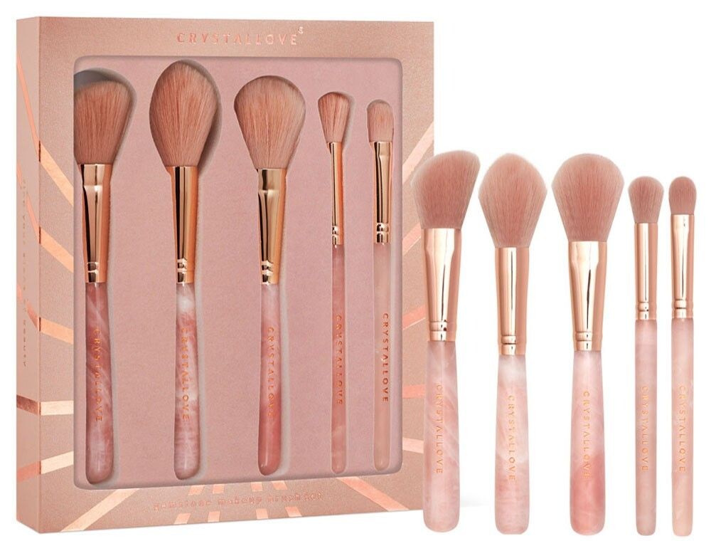 Crystallove Rose Quartz набор кистей для макияжа, 1 шт.
Crystallove Rose Quartz набор кистей для макияжа, 1 шт.