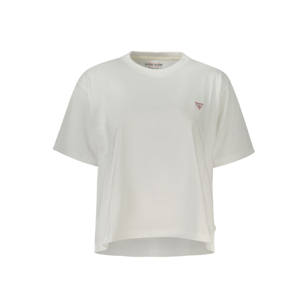 Белая хлопковая женская футболка Guess Shoes, белый
Белая хлопковая женская футболка Guess Shoes, белый