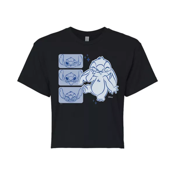 Укороченная футболка с рисунком Лило и Стича для юниоров Licensed Character, черный
Укороченная футболка с рисунком Лило и Стича для юниоров Licensed Character, черный