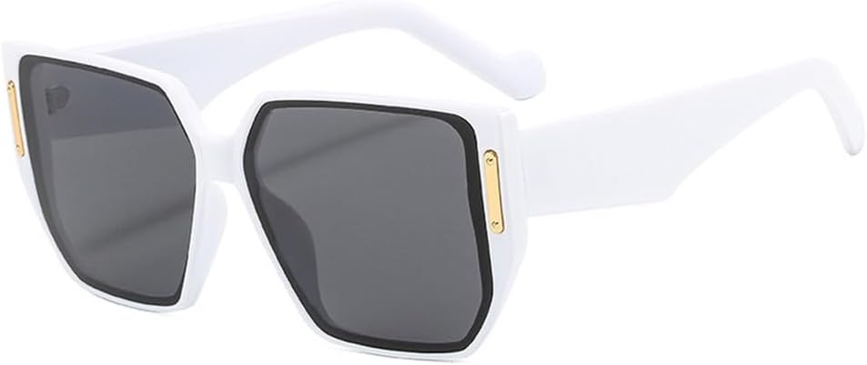 Большие солнцезащитные очки неправильной формы для женщин с градиентным переходом цвета, защита от УФ-излучения UV400, ретро-очки для мужчин в стиле панк HCPIHF, White Gray
Большие солнцезащитные очки неправильной формы для женщин с градиентным переходом цвета, защита от УФ-излучения UV400, ретро-очки для мужчин в стиле панк HCPIHF, White Gray