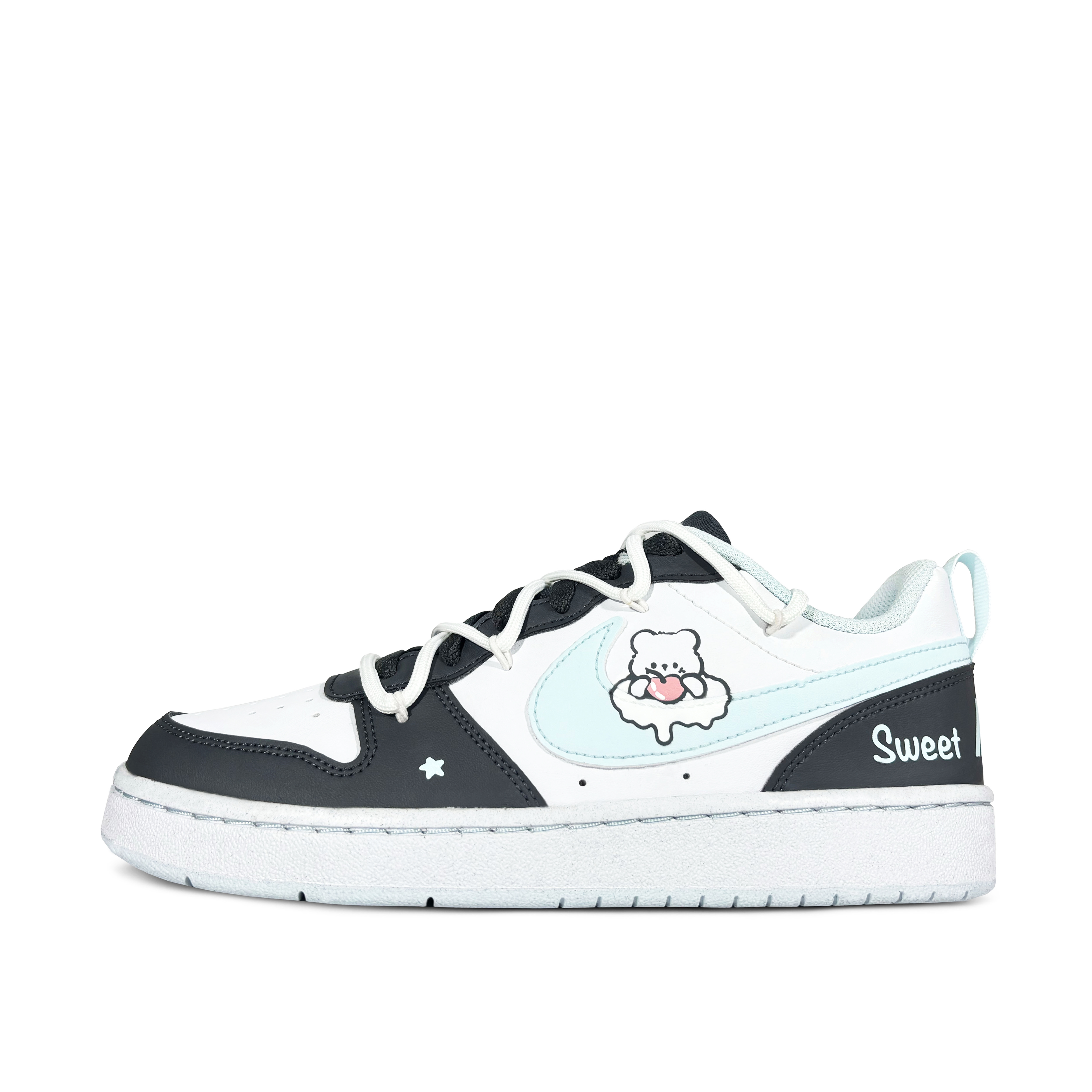 Nike Детские низкие кроссовки для скейтбординга Court Borough, цвет: черный, голубой
Nike Детские низкие кроссовки для скейтбординга Court Borough, цвет: черный, голубой