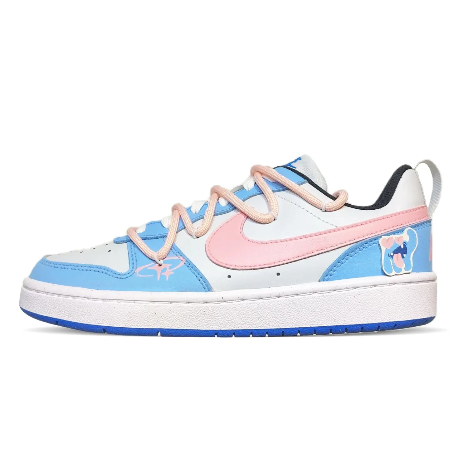 Детские скейтерские кроссовки Court Borough для младших школьников Nike, синий/розовый 
Детские скейтерские кроссовки Court Borough для младших школьников Nike, синий/розовый