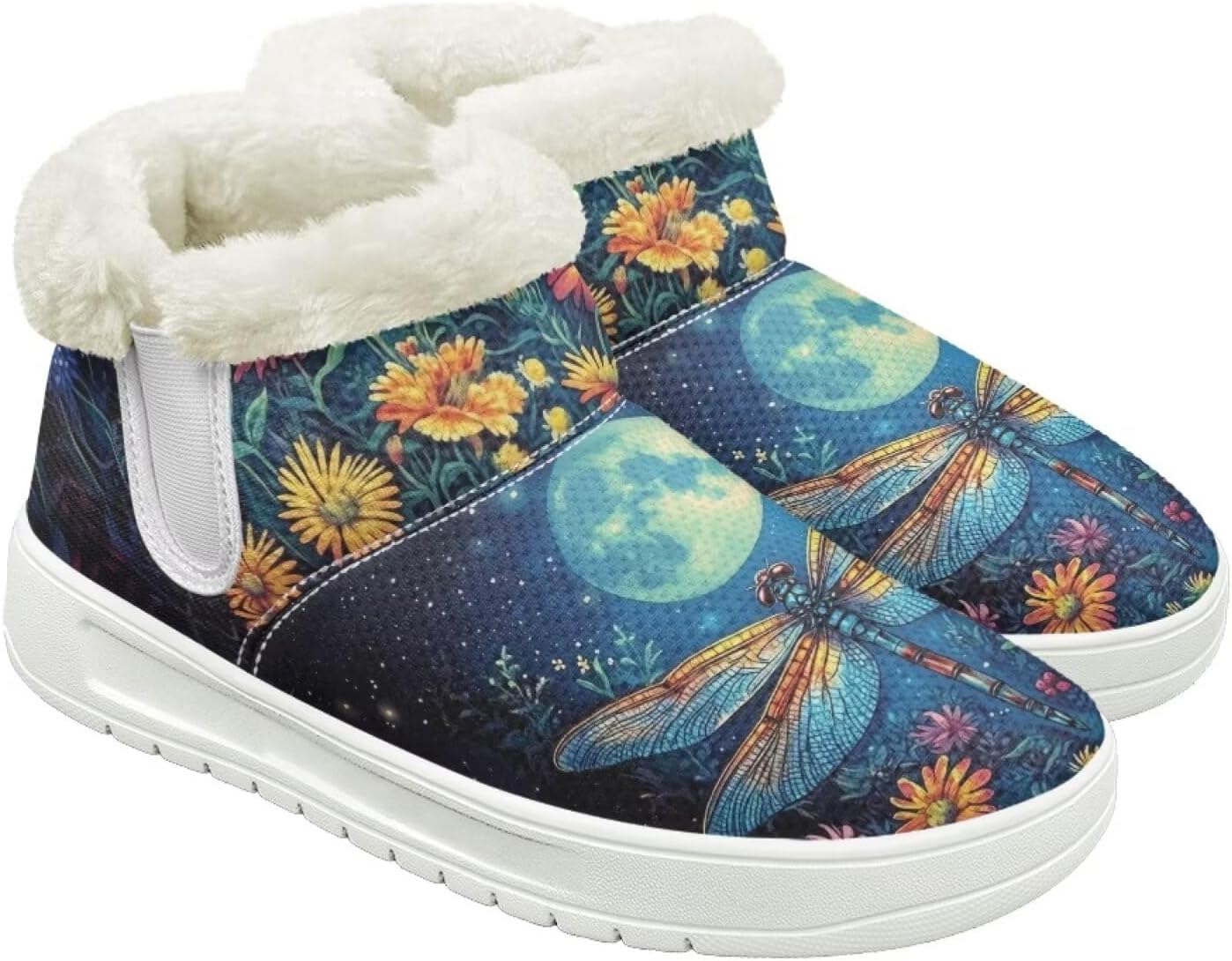 Зимние сапоги для женщин и мужчин, теплые ботинки с утеплением, флисовая подкладка, удобная резиновая подошва, модный подарок Cugasmaru, Dragonfly Flower
Зимние сапоги для женщин и мужчин, теплые ботинки с утеплением, флисовая подкладка, удобная резиновая подошва, модный подарок Cugasmaru, Dragonfly Flower