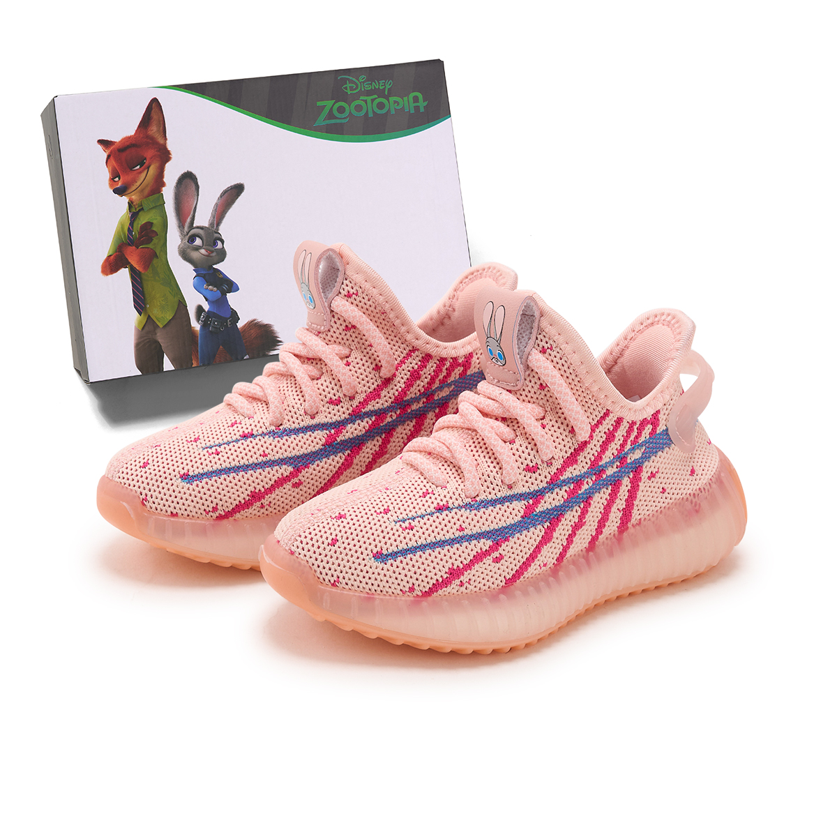 Нескользящие, амортизирующие, износостойкие, детские повседневные кроссовки с низким верхом Disney, розовый 
Нескользящие, амортизирующие, износостойкие, детские повседневные кроссовки с низким верхом Disney, розовый