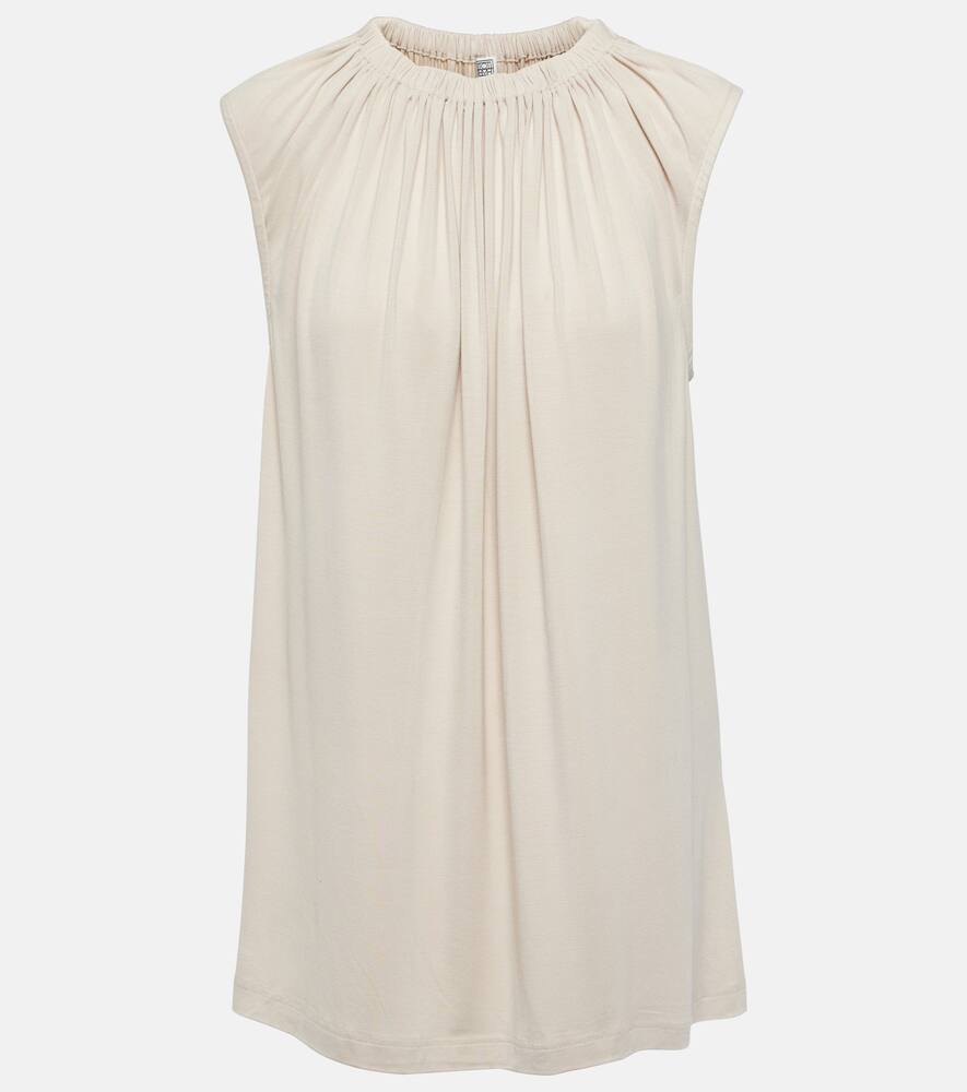 Топ из сборчатого джерси Toteme, Pebble
Топ из сборчатого джерси Toteme, Pebble