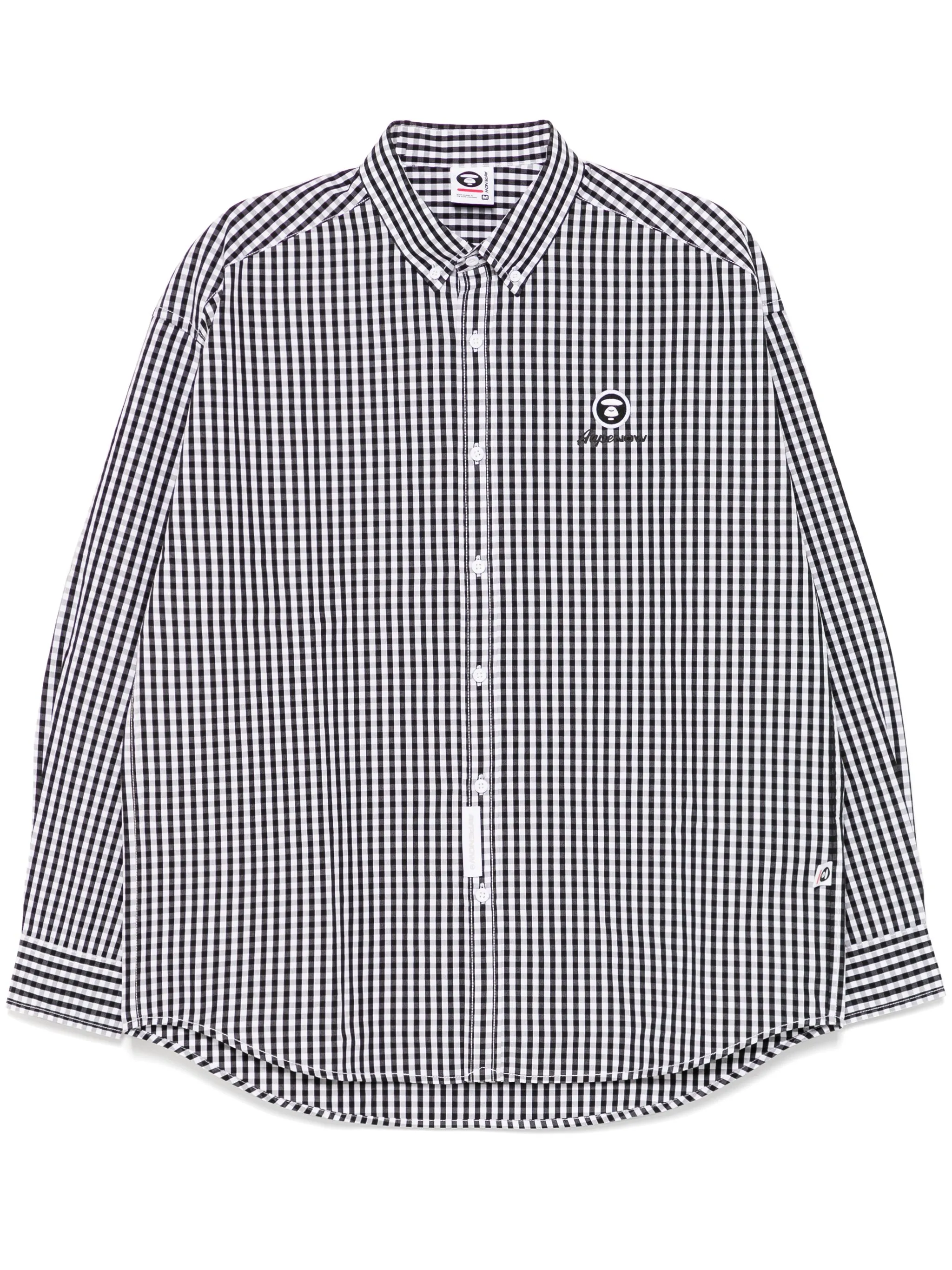 Клетчатая рубашка AAPENOW с логотипом Aape By A Bathing Ape, черный
Клетчатая рубашка AAPENOW с логотипом Aape By A Bathing Ape, черный