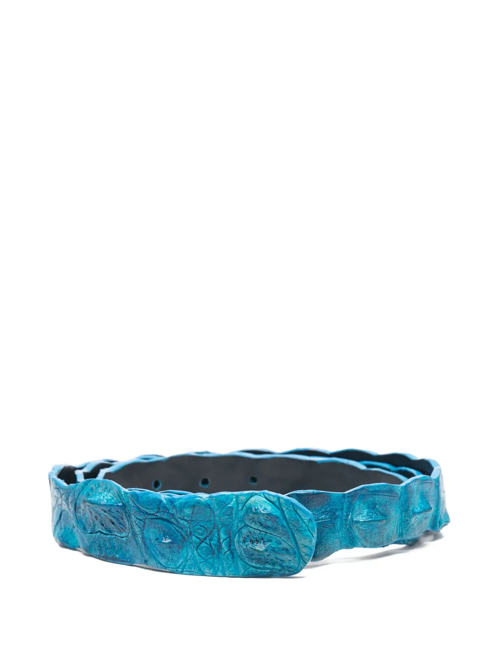 Ремень из крокодиловой кожи Sommet, синий
Ремень из крокодиловой кожи Sommet, синий