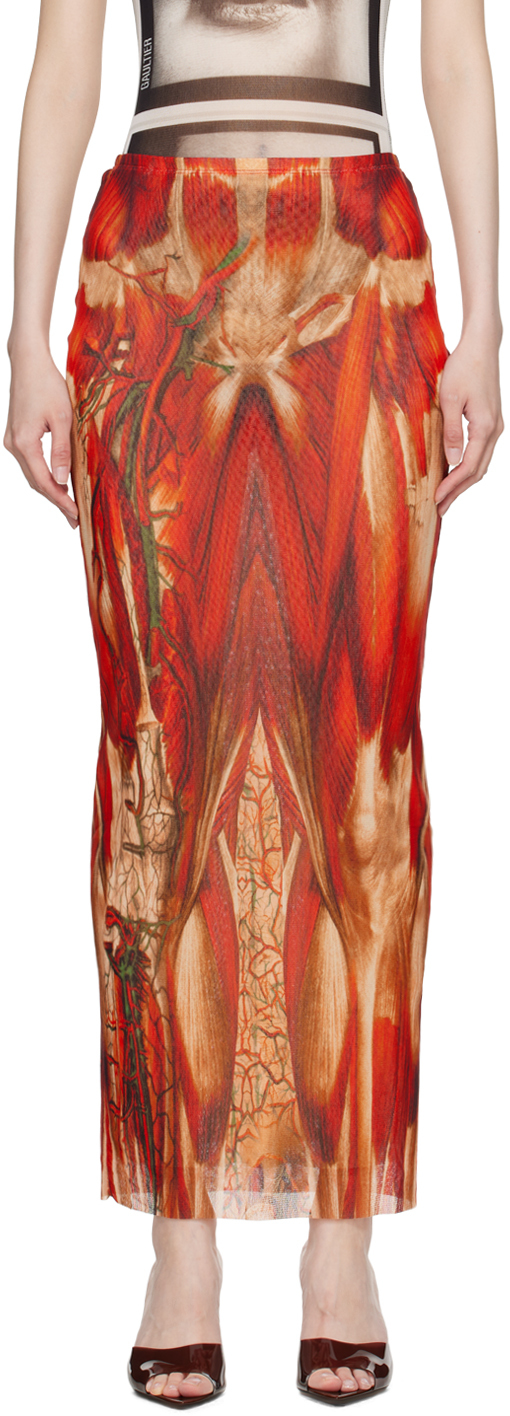 Красная юбка макси «Экорше» Jean Paul Gaultier
Красная юбка макси «Экорше» Jean Paul Gaultier